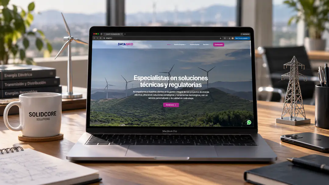 Sitio Corporativo DataGrid — 1